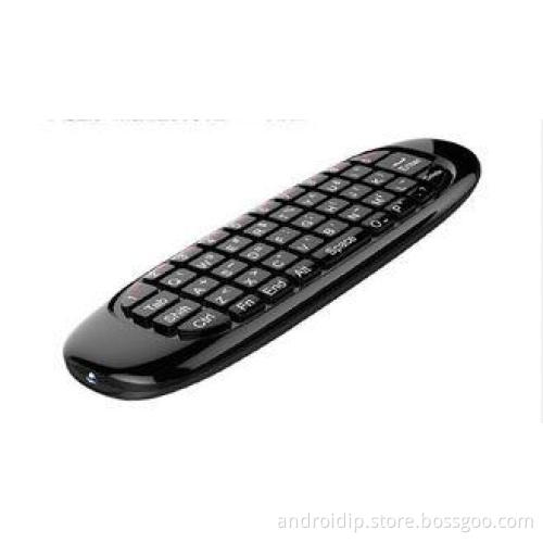 Mini 58 Keys 2.4GHz RF Wireless Fly Air Mouse with Recharge